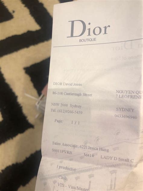 christian dior receipt|Dior email receipt.